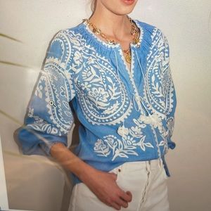 March 11 linen blouse